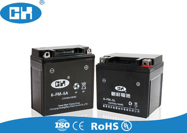 Custom Valve Regulated Lead Acid Battery 12v 5Ah Sealed Black Container